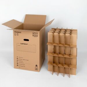 Carton 100 Verres avec kit croisillons
