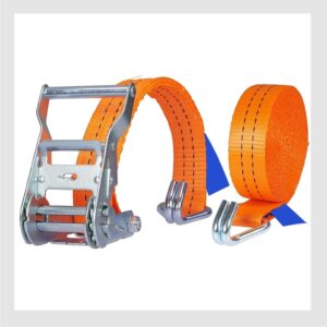 Sangle a cliquet 2000Kg et 1 crochet d’attache 6m x 35mm