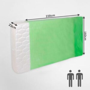 Housse matelas protection pour lit 2 personnes et fauteuil