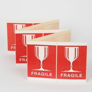 Etiquette Fragile lot de 10