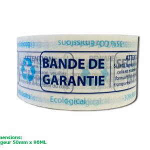 Ruban Adhésif Bande de Garantie