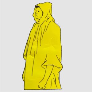 Pancho pluie jetable capuche unisexe 127 x 102cm