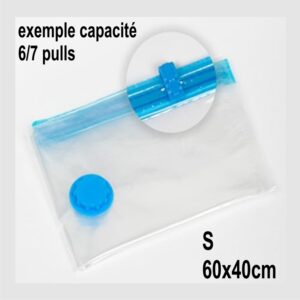Sac Housse Rangement Sous Vide taille S