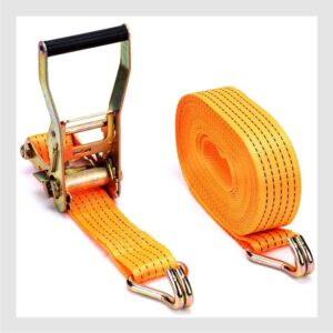 Sangle a cliquet 5000Kg et 1 crochet d’attache 6m x 35mm